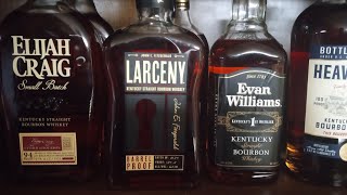 Larceny Small Batch bourbon vs Larceny Full Proof Differences and Winner [upl. by Brook]