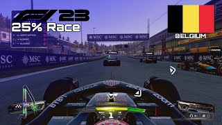 F1 2023 GAME  25 Race Belgian  Max Verstappen  PS4 Gameplay [upl. by Noraed]