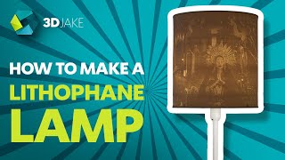 3D Printed Lithophane Lampshade  Tutorial [upl. by Katerina2]