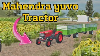 Tractor wala game 🚜🚜  mahendra yuvo new indian tractor game 🚜🚜🔥😍 [upl. by Wain]