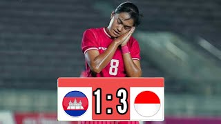 HIGHLIGHT Indonesia vs Kamboja  TIMNAS PUTRI INDONESIA JUARA AFF WOMENS CUP 2024 [upl. by Atinram]