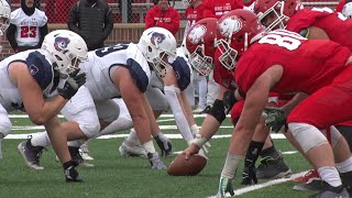 UMary Football vs Minot State Highlights 2022 [upl. by Amyaj839]