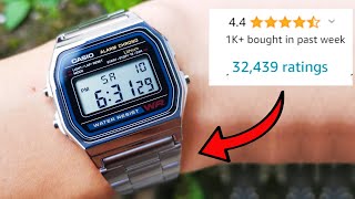 I bought the MOST POPULAR watch on Amazon UNDER ₹1500 Casio A158W [upl. by Ynobe]