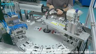 Rapid Test Assembly Machine For 1 Strip Cassette 1080pcsH  Rapid Test Cassette Assembly  ANTITECK [upl. by Slin]