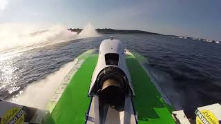 Wiggins Racing hydroplane crashes at 160 mph [upl. by Lavelle]