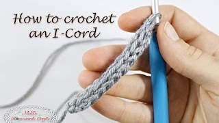 EASY Tutorial How to Crochet an ICORD that looks like knitted [upl. by Moreland266]