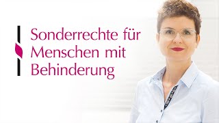 Menschen mit Behinderung  besondere Rechte und insbesondere besonderer Kündigungsschutz [upl. by Enoitna]