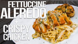 The Best Fettuccine Alfredo with Chicken  SAM THE COOKING GUY 4K [upl. by Alethea434]