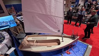 Building a Scout Sailboat Kit in 9 days at the Seattle Boat Show [upl. by Yelsek743]