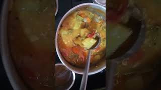 Today lunch nandu kuzhambu koththavarangai fry saambar rasam [upl. by Leiand]