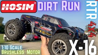 Hosim X16 110 Scale RC Truck RTR  Dirt Run [upl. by Loraine]