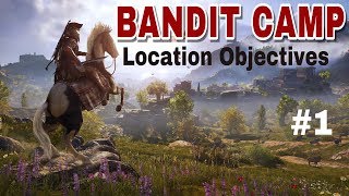 Assassins Creed Odyssey Bandit Camp  Arrachion Camp [upl. by Suolkcin579]