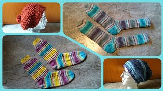 Gestrickte Socken und Mützen  Julebuergerfee [upl. by Indyc855]