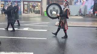 Everton District pipe band Remembrance Sunday 101124 [upl. by Rolat]