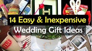 14 Awesome Wedding Gift Ideas [upl. by Glialentn]