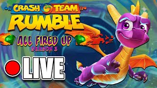 SPYRO IS HERE fixed  CRASH TEAM RUMBLE SEASON 3 PREMIERE [upl. by Cooper232]