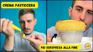 CREMA PASTICCERA CON SORPRESA ALLA FINE [upl. by Ylatan]