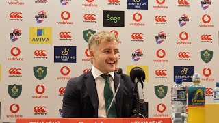 IREvFIJ Craig Casey speaking after Ireland v Fiji [upl. by Carper]