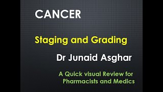 Staging and Grading of Cancer  A Quick Visual Notes Taking Review  Pathology  Dr Junaid Asghar [upl. by Sivrahc]