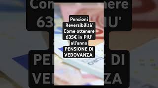 assegno vedovanza pensioni inps pensioniaggiornamenti news perte [upl. by Alidus]