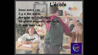 Poème Lécole 4ème année primaire [upl. by Tebasile816]