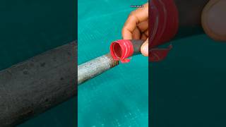 Hose Clamp With Rubber tips tricks handyman shorts [upl. by Mharba]