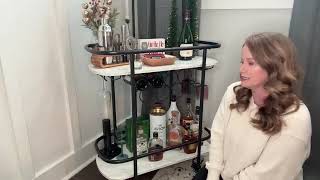 Benoss Black Home Bar Cart Review  Stylish Rolling Wine Trolley for Your Home [upl. by Ziagos693]