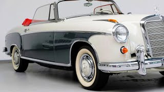 1960 MercedesBenz 220 SE Ponton Cabriolet W128 twocolor classic Benz [upl. by Gross]