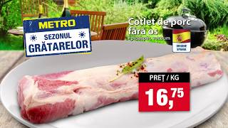 Cotlet de porc  Oferta METRO 2531052017 [upl. by Einnov]