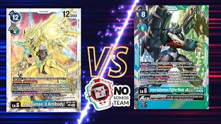 Digimon TCG  Magnamon X VS Imperialdramon [upl. by Siusan]