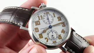 Longines Avigation Type A7 1935 Chronograph L28124232 Luxury Watch Review [upl. by Negyam353]