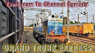 Tambaram To Chennai Egmore Short Journey In 12615 Tambaram New Delhi Grand Trunk Express [upl. by Jaime283]