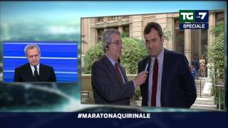 Speciale TG La7  Elezione del Presidente della Repubblica 30012015 [upl. by Akinaj]