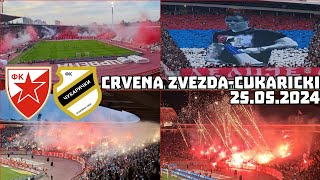 HooltrasTours  Crvena Zvezda  Cukaricki 25052024 Delije Support [upl. by Lehar]