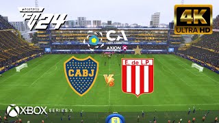 EA FC 24  Boca Juniors vs Estudiantes  Copa Argentina  Next Gen  Series X 4K 60FPS [upl. by Ardnuassac915]