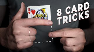 8 SIMPLE Card Tricks Anyone Can Do  Revealed [upl. by Etnaihc]