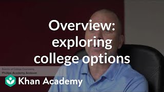 Overview Exploring college options [upl. by Valaria48]