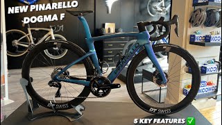 First Look New Pinarello Dogma F  5 Key Features [upl. by Robby158]