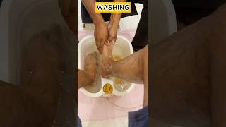 Pedicure for the first Time pedicure ytshorts mensgrooming ashortaday shortsindia [upl. by Mcbride]