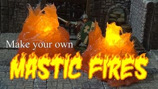 Fire models made from mastic [upl. by Zucker]