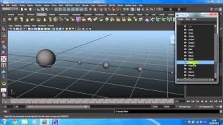 Learn Maya 2015 The basics  14  Using the outliner and setting up a hierarchy [upl. by Eelirem]