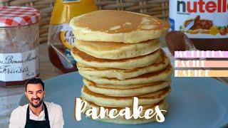 Les pancakes de Cyril Lignac un délice   Léa cooking [upl. by Refotsirhc]