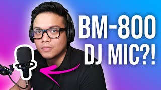 Best Settings for BM800 Sound like a DJ for FREE with NO phantom power NO audio interface in OBS [upl. by Orit]