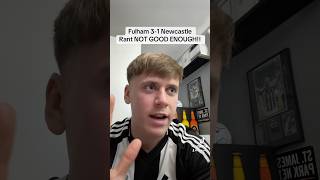 Fulham vs Newcastle 31 Rant… NUFC NEWCASTLE NEWCASTLEUNITED FULHAM FULHAMFC [upl. by Nnylrats]