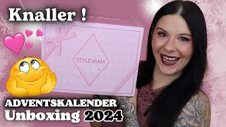 Endlich 🤩 Stylevana Adventskalender 2024 Unboxing 25 Türchen [upl. by Bidget620]