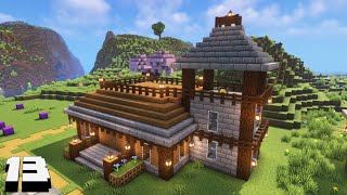 How to build a Minecraft Village from Scratch  Pt 13 Cartographers House [upl. by Akimat763]