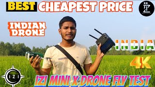 Budget Drone Under Rs40000 In 2024  IZI Mini X  Indian DRONE [upl. by Seyler]