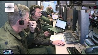 RQ4 Global Hawk Mission Control Element MCE Shelter Operations [upl. by Aneerak]