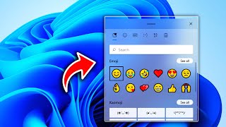 How to Find amp Use Emoji in windows 11 [upl. by Hen77]