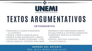 Textos Argumentativos ¿Qué Son y Cómo Se Construyen [upl. by Akcire]